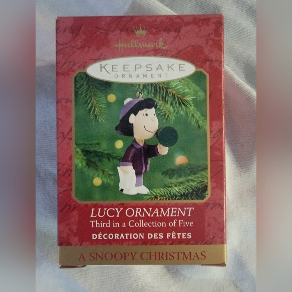 Hallmark Handcrafted Ornament with Gold and Red Accents